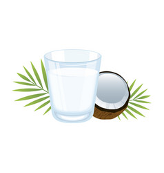 Glass Of Coconut Milk Icon