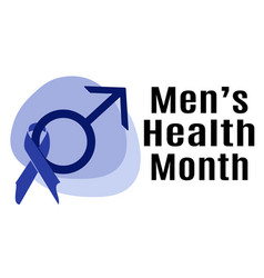 Mens Health Month Idea For A Poster Banner