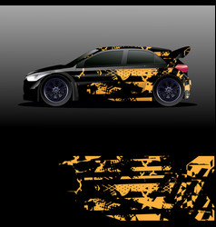 Rally Car Decal Graphic Wrap