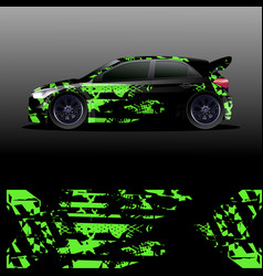 Rally Car Decal Graphic Wrap