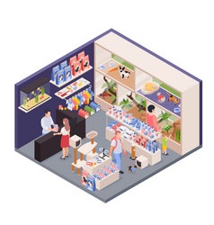 Exotic Pets Shop Isometric