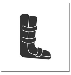 Medical Boot Glyph Icon