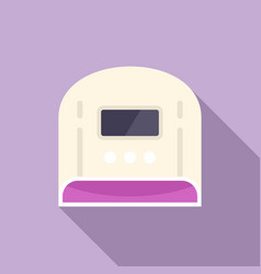 Care Uv Lamp Icon Flat Air Device