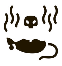 Rat Dead Icon Glyph