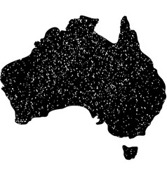 Australia Map Shape Icon