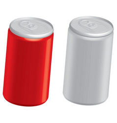 Red And Grey Soft Drink Cans