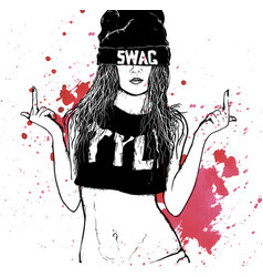 Hip Hop Swag Girl