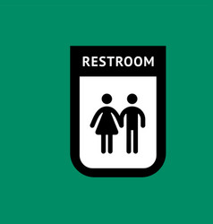 Restroom Symbol Wc Sign Toilet Pictogram