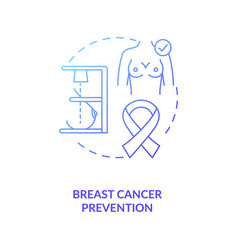 Breast Cancer Prevention Concept Icon