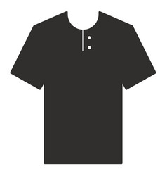 Henley T Shirt Flat Icon