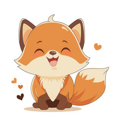 Kawaii Happy Baby Fox