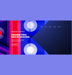 Minimal Landing Page Geometric Shapes Business