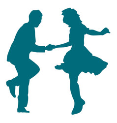 Swing Dance Silhouette