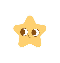 Groovy Star With Eyes Flat