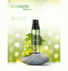 Grape Seed Cosmetics Or Skin Care Product Ads