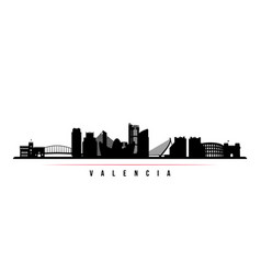 Valencia Skyline Horizontal Banner