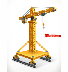 Jib Type Crane 3d Icon