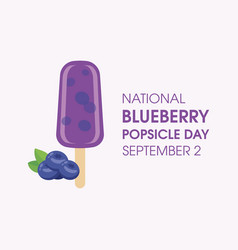 National Blueberry Popsicle Day