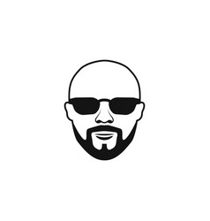 Bald Man With A Beard Icon