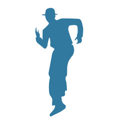 Hip Hop Dancer Man Silhouette