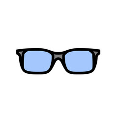 Optical Glasses Color Icon