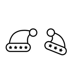 Santa Hat Icon Set