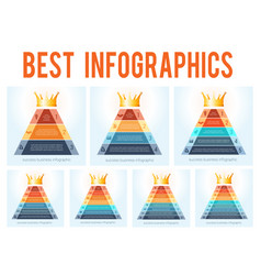 Set Templates Business Modern 7 Infographics