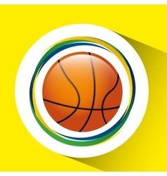 Ball Basketball Olympic Games Brazilian Flag