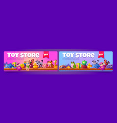 Banners Of Kids Toys Sale In Baby Store