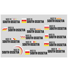 Made In South Ossetia Graphic And Label Set