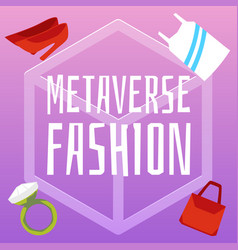 Metaverse Fashion And Shopping Poster Template