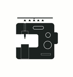 Sewing Machine Line Icon Outline Sign