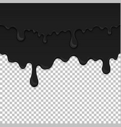 Light green dripping slime seamless element Vector Image