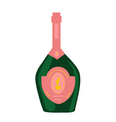 Green Champagne Bottle