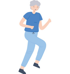 Old Woman Running