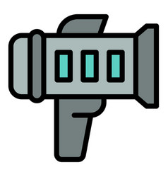 Speed Camera Icon Flat