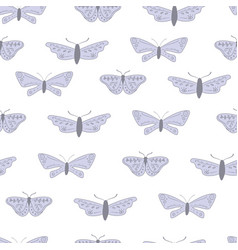 Boho Simple Pattern With Night Moth