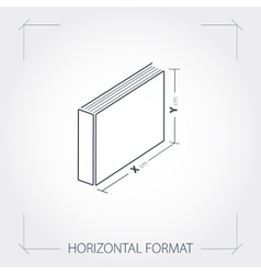 Icon Of Horizontal Format Photobook