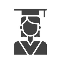 Female Graduate Icon Image