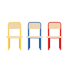 School Chair Set Clipart