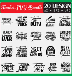 Teacher Svg Bundle