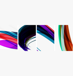 Abstract Colorful Wave Posters For Wallpaper