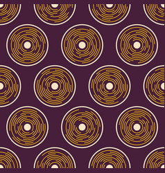 Abstract Seamless Pattern With Circles Geometric