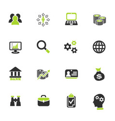 Business Management And Human Resources Icon Set