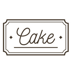 Cake Label Stroke