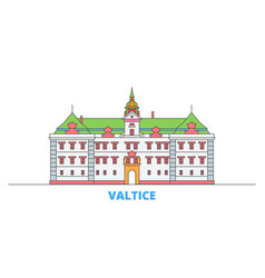 Czech Republic Valtice Line Cityscape Flat