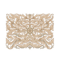Elements in baroque rococo victorian Royalty Free Vector