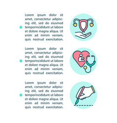 Family Practice Residency Concept Line Icons