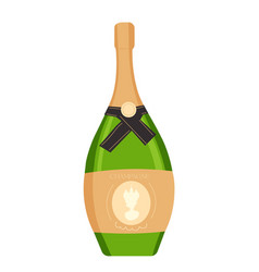 Green Champagne Bottle