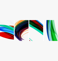 Abstract Colorful Wave Posters For Wallpaper